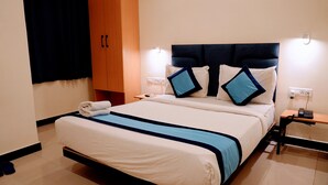 华丽双人房 | 办公桌、笔记本电脑工作区、隔音、免费 WiFi