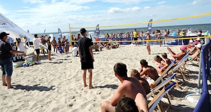 Ferienhaus in Międzywodzie am Strand