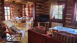 Smart TV, fireplace - Holidayhouse Chalupa Alžbetka (Važec)