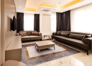 1 bedroom, laptop workspace, blackout curtains, soundproofing - selia suite (Trabzon)
