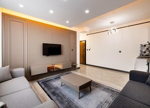 家庭公寓 | 1 多间卧室、笔记本电脑工作区、遮光窗帘、隔音