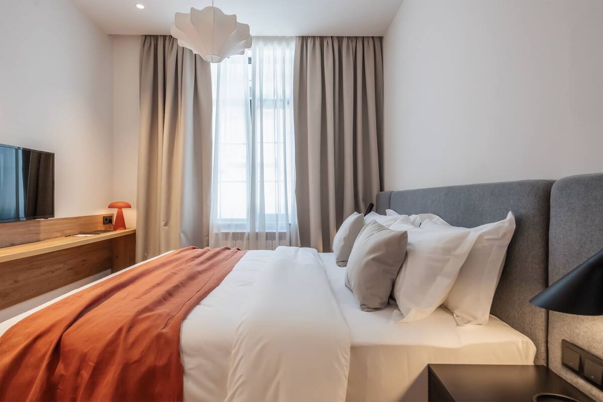 1 habitación, sábanas de algodón egipcio y ropa de cama de alta calidad