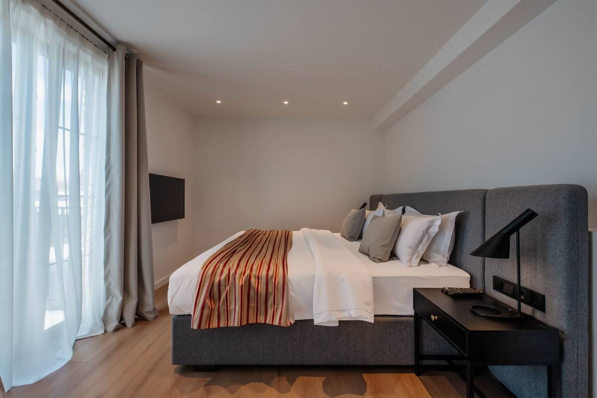 1 habitación, sábanas de algodón egipcio y ropa de cama de alta calidad