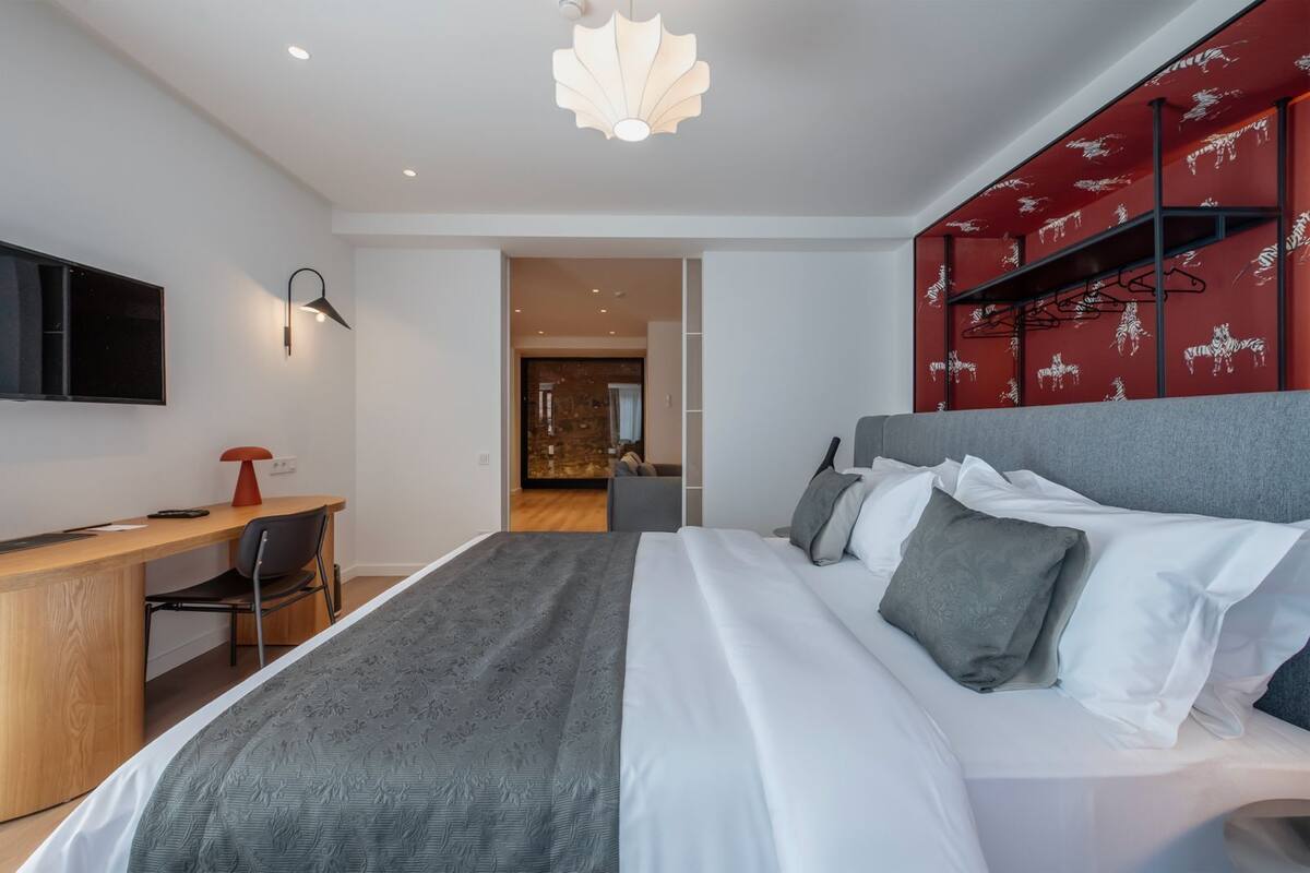 1 habitación, sábanas de algodón egipcio y ropa de cama de alta calidad