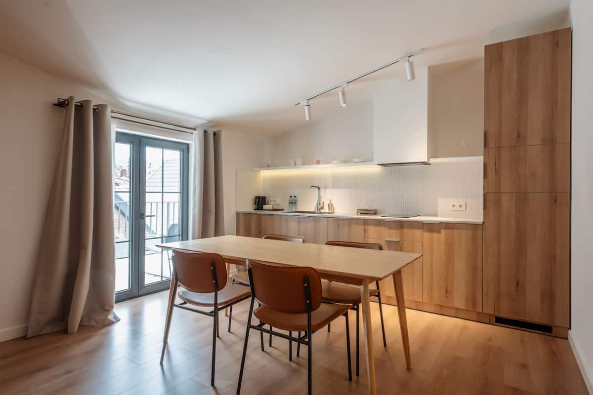 Family Apartment | 1 bedroom, Egyptian cotton sheets, premium bedding, memory foam beds