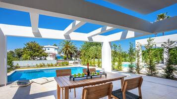 Villa | Uitzicht vanaf balkon