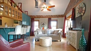 Unclassified image, 4 of 18, button - "City View " super cozy downtown Loft apartment (Bloomington)