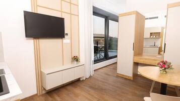 Standard Studio Suite | Living area | 40-inch LED TV with digital channels