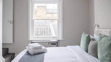 2 bedrooms, iron/ironing board, travel crib, WiFi