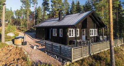 This lovely holiday home with breathtaking views is suitable for 8 people. Located in the middle of nature and close to Vrådal center.