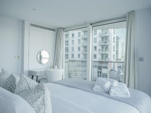 2 bedrooms, iron/ironing board, travel crib, WiFi