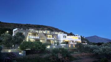 Front of property – evening/night