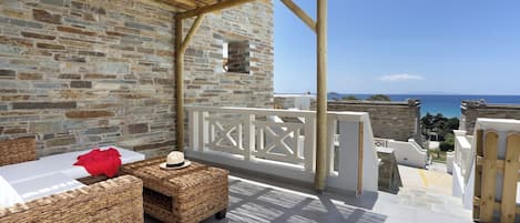 Alloggio Superior su due livelli, vista mare | Terrazza/patio