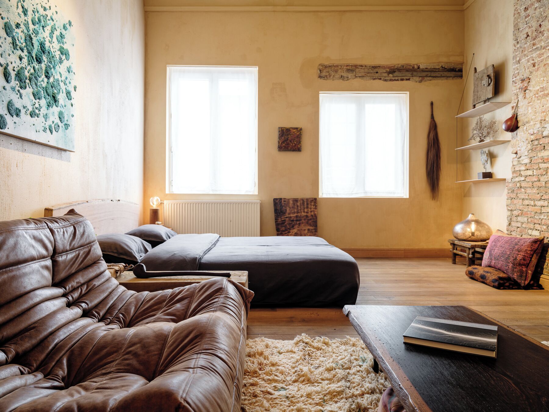 Luxury Double Room, Courtyard View | Iron/ironing board, free WiFi