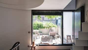 غرفة مزدوجة فاخرة - منظر للمدينة | مكواة/لوح كي وواي فاي مجانًا