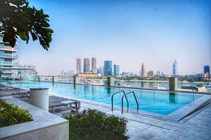 Pool - Seafront-side/Beach access/Pool/Gym/High floor (Dubai)