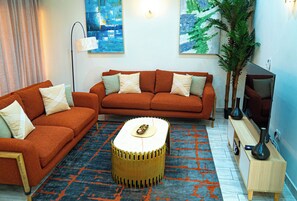 Living area - Modern Chic Apartment Yaoundé  (Yaoundé)