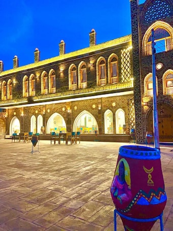 Front of property. New Abusimble Hotel