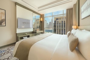 Executive Suite | 1 bedroom, premium bedding, individually decorated, desk