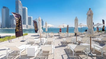 Private beach nearby, sun loungers, beach umbrellas, beach towels
