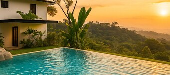 Modern Jungle Estate with Incredible Ocean View