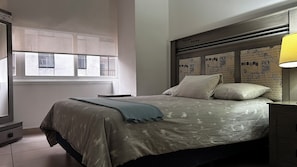 Appartement, cuisine | 2 chambres, rideaux occultants, fer et planche Ă repasser, Wi-Fi gratuit