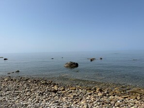 On the beach