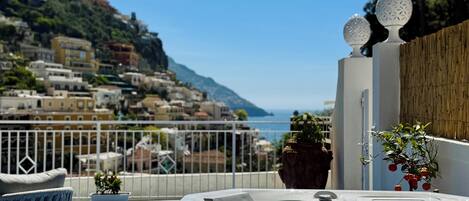 Villa - 3 sovrum - uteplats - havsutsikt | Privat bubbelpool