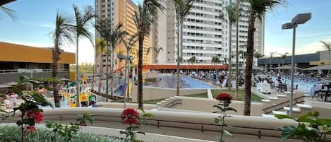 Área externa para banquete