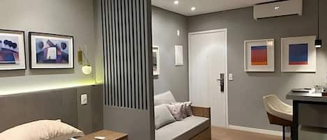 Apartment | 1 Schlafzimmer, Zimmersafe, Verdunkelungsvorhänge, kostenloses WLAN