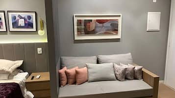 公寓 | 1 多间卧室、客房内保险箱、遮光窗帘、免费 WiFi