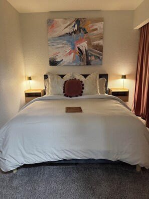 2 slaapkamers, een bureau, wifi, beddengoed
