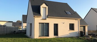 Recent house close to the sea.