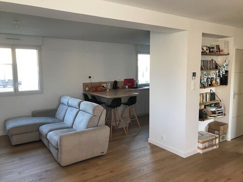 Recent house close to the sea.