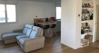 Recent house close to the sea.