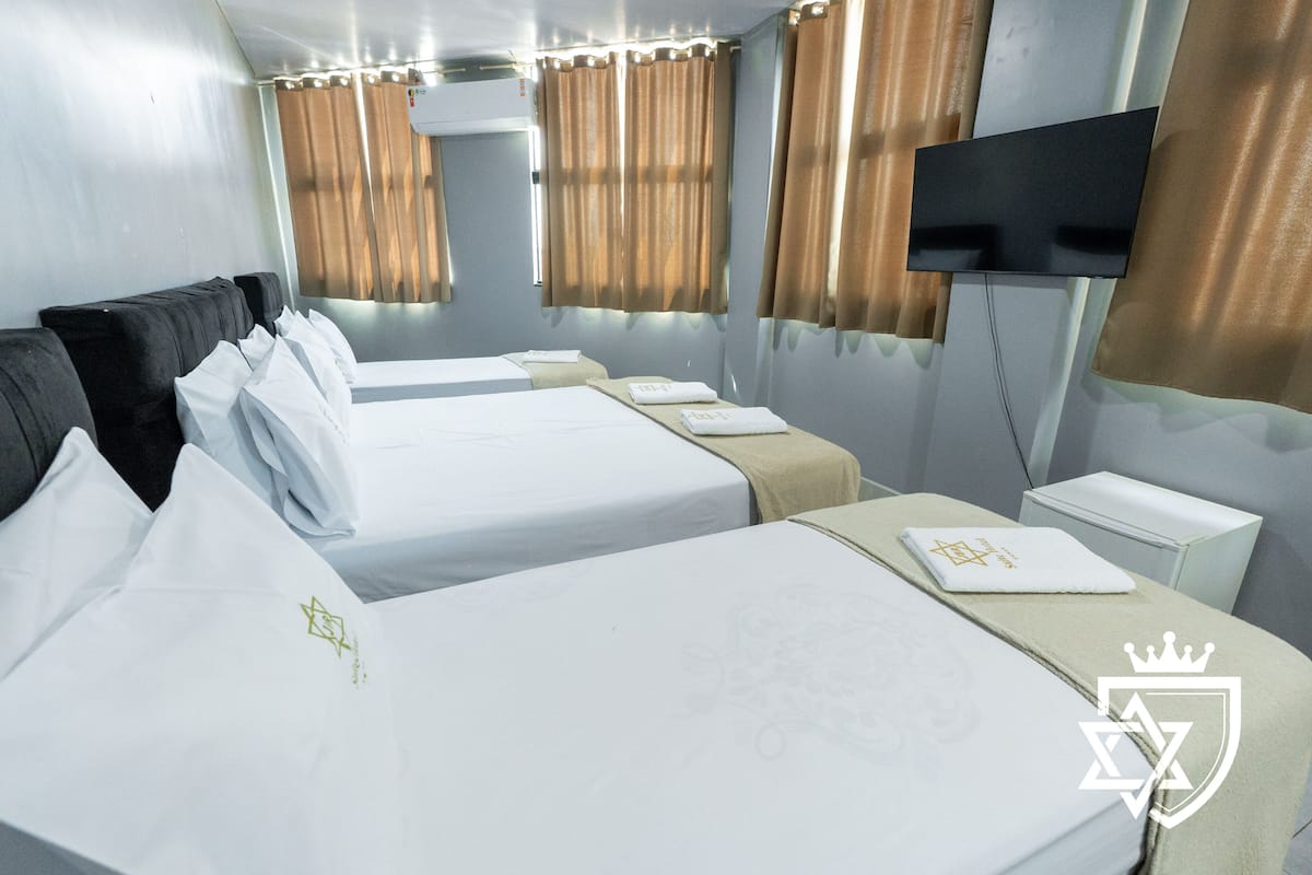 Free WiFi, bed sheets