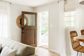 TV, books, offices - Bright 3-Bed Cottage w/ Grill, Steps to the Beach! (Folly Beach)