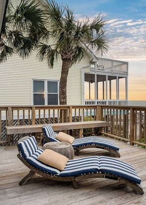 Terrace/patio - 3-Home, 13-Bed Compound + Oceanfront Add-On Option (Folly Beach)