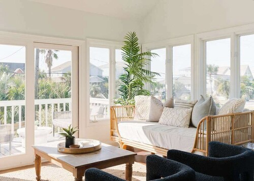 🏝️Luxe 5BD w/ Pool, Marsh Views & Steps to Beach