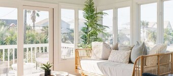 🏝️Luxe 5BD w/ Pool, Marsh Views & Steps to Beach