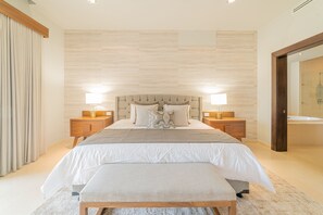 4 bedrooms, desk, iron/ironing board, travel cot