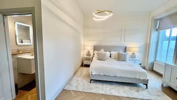 Deluxe Double Room, 1 King Bed, Shower Grab Bars, Non Smoking | Blackout curtains, iron/ironing board, free WiFi