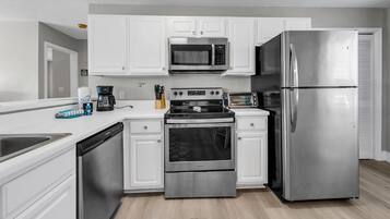 Condo, Multiple Beds (Crystal Village II 16B- Sunlit Shores) | Private kitchen