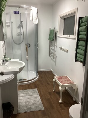 Shower, hair dryer, towels, soap - Funski Lodge, sleeps 10, Where Adventure Begins (Taumarunui)