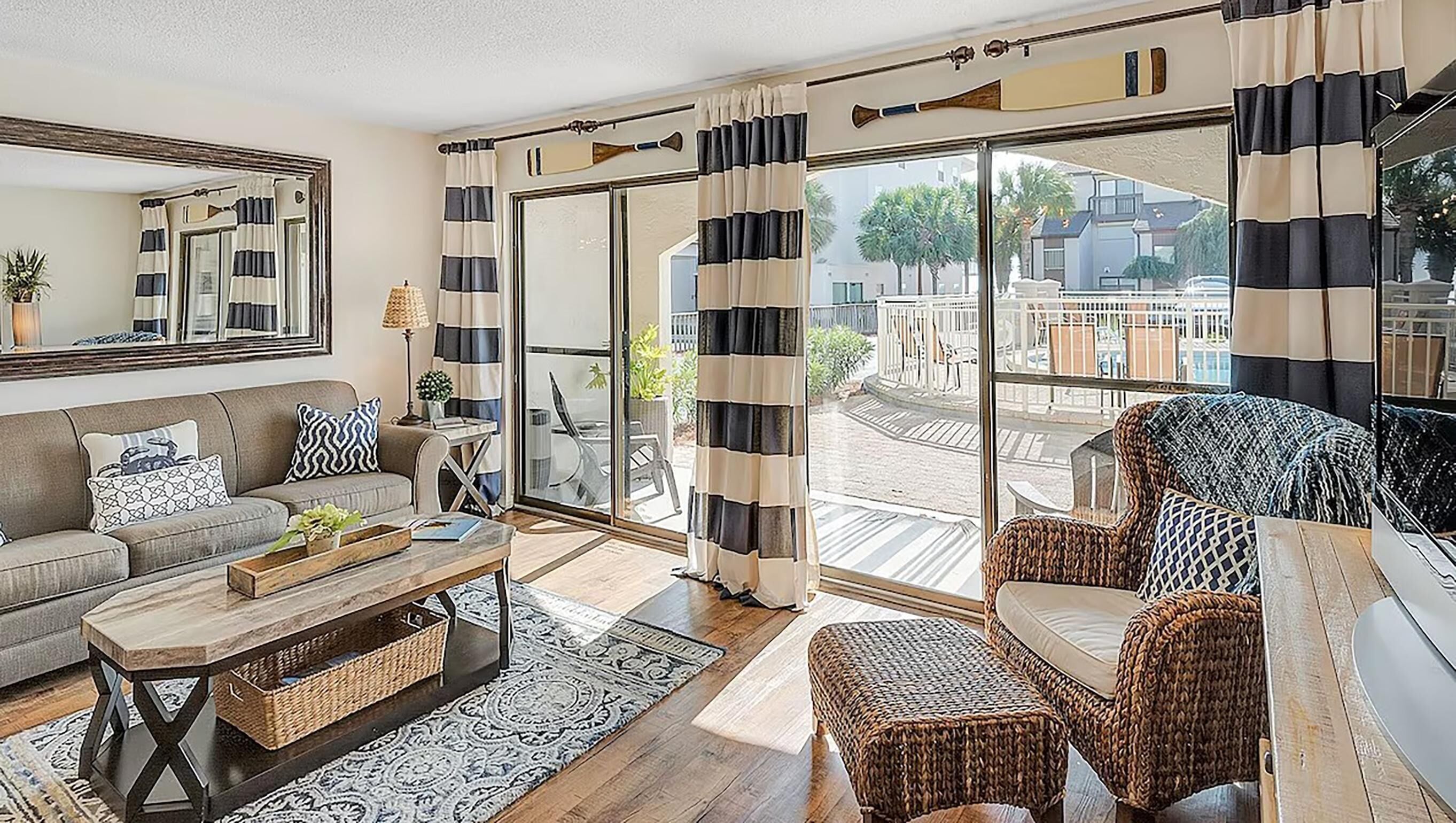 Condo, 1 King Bed with Sofa bed (Dune Villas 6A) | Living area