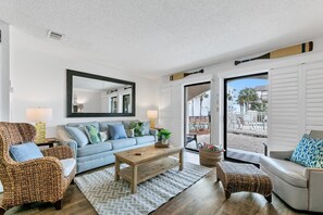 Condo, 1 King Bed with Sofa bed (Dune Villas 6A) | Living area