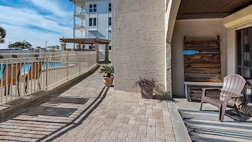Condo, 1 King Bed with Sofa bed (Dune Villas 6A) | Terrace/patio