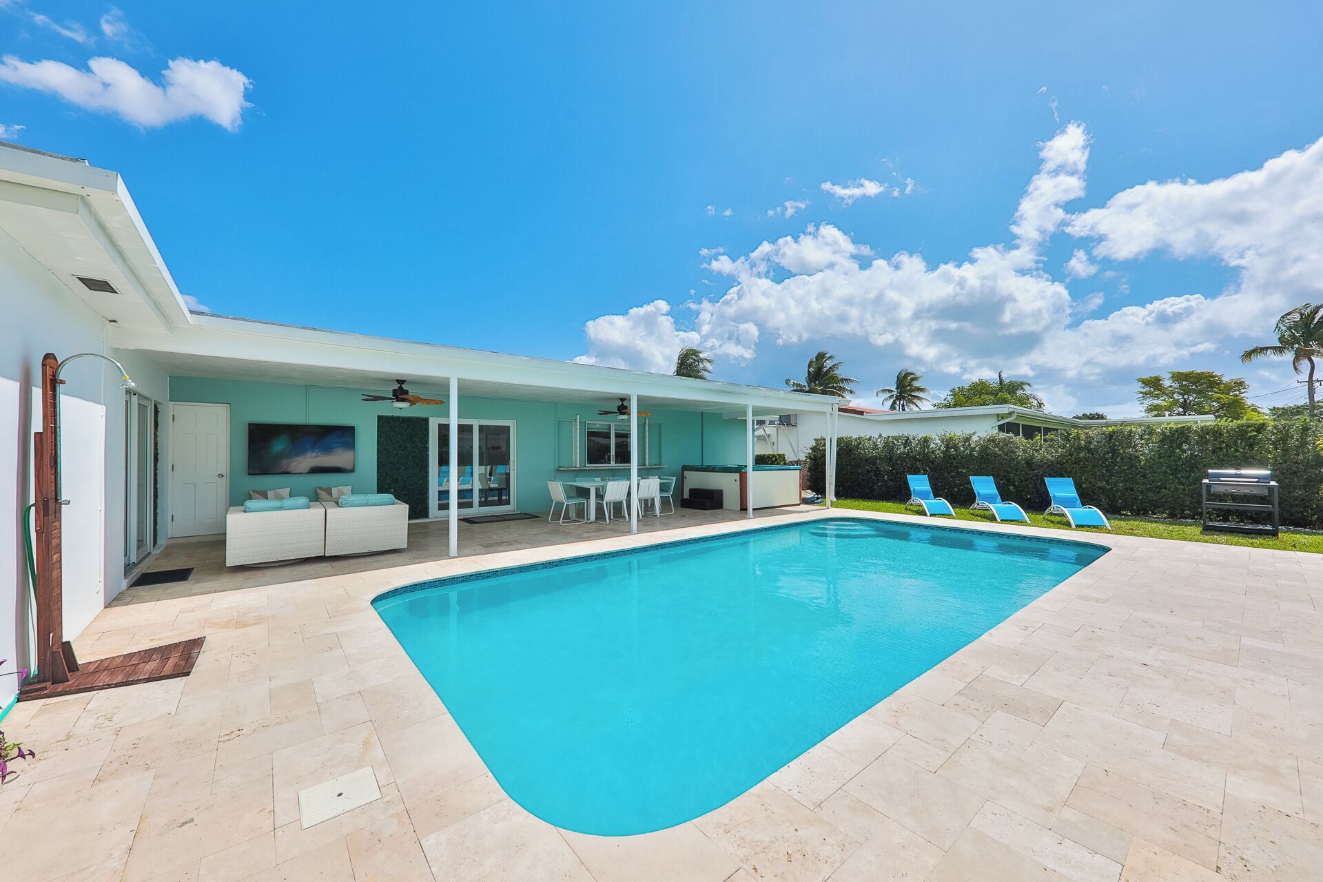 Alberca al aire libre 