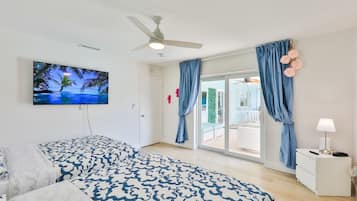 4 chambres, fer et planche à repasser, lit parapluie, Wi-Fi gratuit