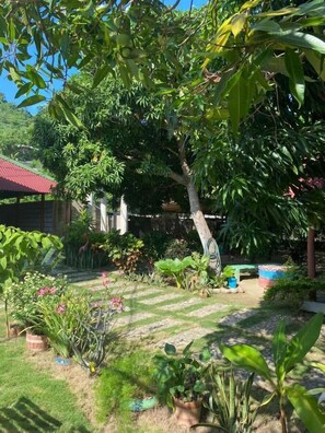 Vista para o jardim